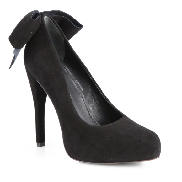 simple black stilettos